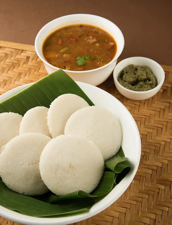 Soft Steamed Idlis