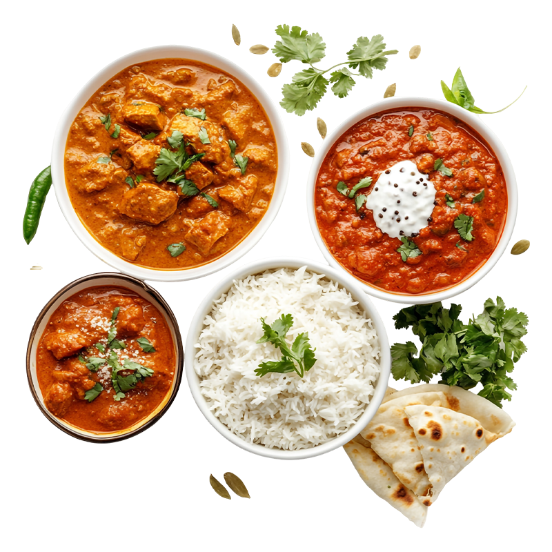 Traditional Rice & Curry Spread
