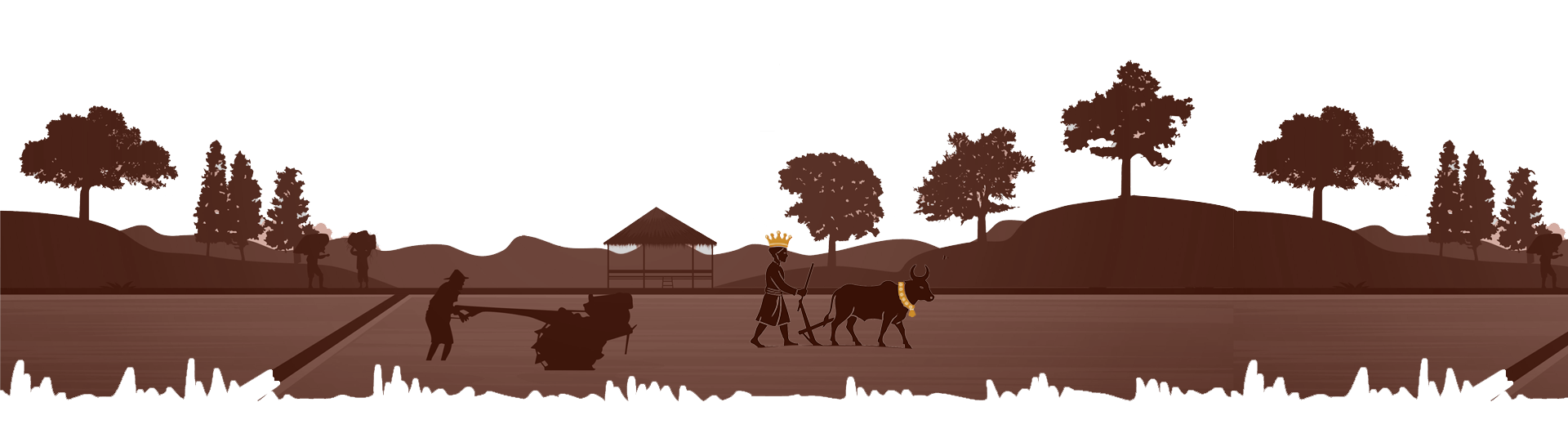 Indian Darbaar Farm Illustration