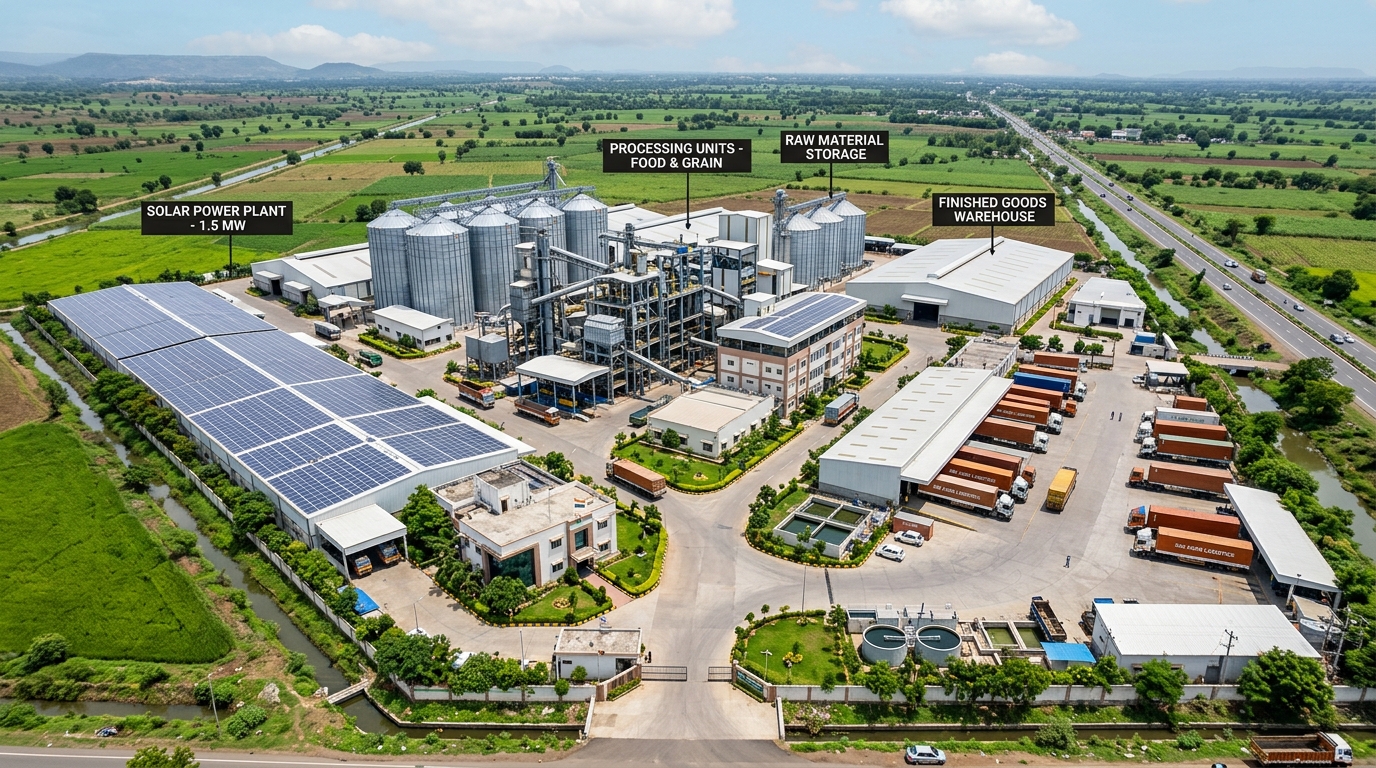 Agro processing complex container loading terminal